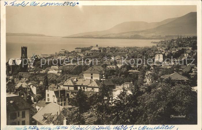 12007669 Neuchatel NE Vue generale Lac Neuchatel NE