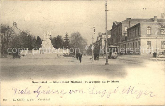 12007803 Neuchâtel NE Monument National Avenue du 1er Mars Monument National Neuch