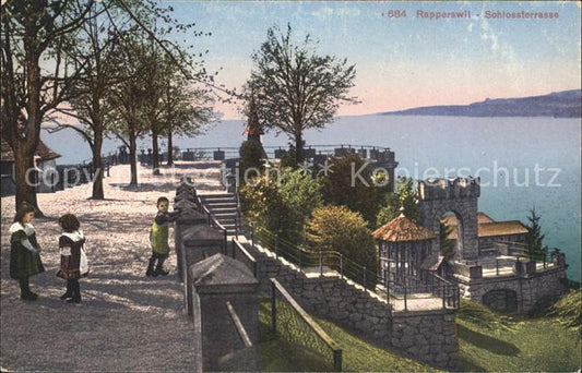 12016420 Rapperswil SG Schlossterrasse Zuerichsee Rapperswil SG