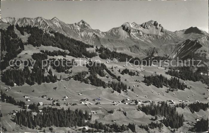 12022973 Ausserschwand Adelboden Fliegeraufnahme Adelboden