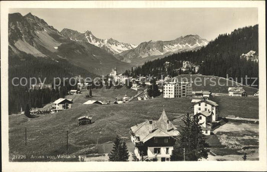 12029390 Arosa GR von Valsana aus Arosa