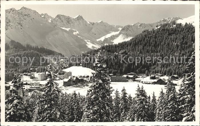 12029403 Arosa GR avec gare d'Arosa