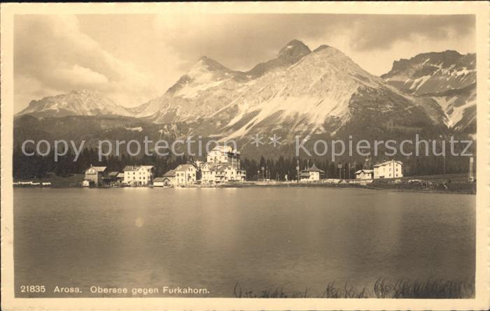 12029422 Arosa GR Obersee gegen Furkahorn Arosa