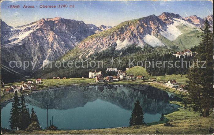 12029443 Arosa GR Obersee Arosa