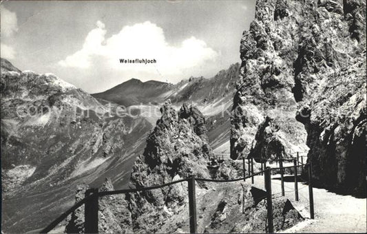 12029504 Davos GR Felsenweg et Weissfluhjoch Davos Platz