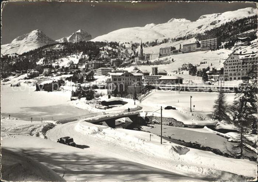 12033135 St Moritz GR avec Piz Albana et Piz Julier St. Moritz