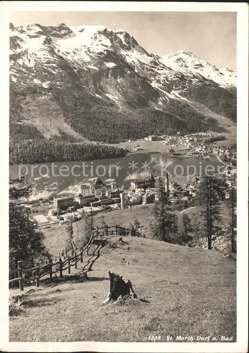 12033154 St Moritz Dorf GR et Bad St Moritz