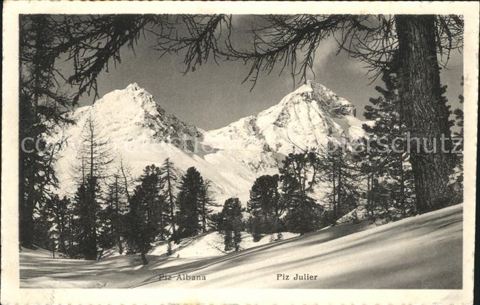 12033186 St Moritz GR Piz Albana et Piz Julier St. Moritz