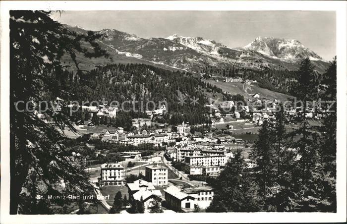 12035993 St Moritz Bad GR et village de St Moritz