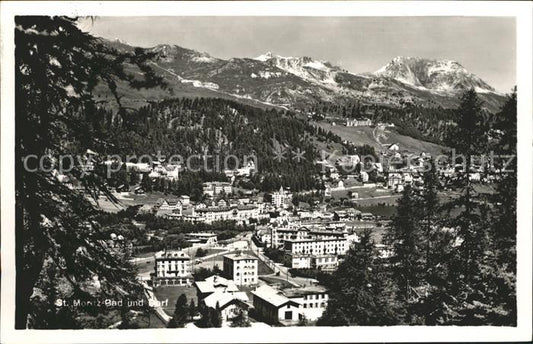 12035993 St Moritz Bad GR et village de St Moritz