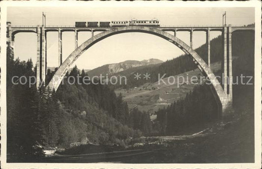 12036025 Arosa GR Langwieser Viadukt Arosa