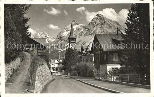 12036048 Arosa GR Dorfkirche Arosa