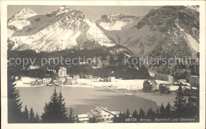 12036192 Gare d'Arosa GR et Obersee Arosa