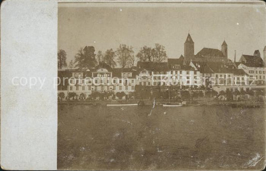 12031567 Rapperswil SG Vue du château de Zuerichsee Rapperswil SG