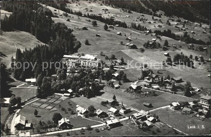 12031663 Lenk Simmental Fliegeraufnahme Lenk Simmental