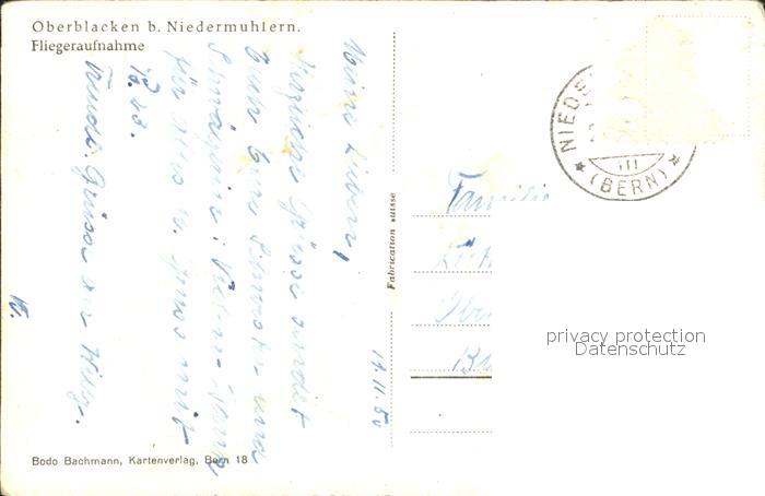 12041597 Niedermuhlern Oberblacken Fliegeraufnahme Niedermuhlern