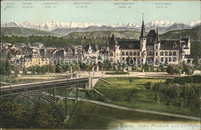 12044092 Bern BE Musée historique Bruecke Alpen Berne