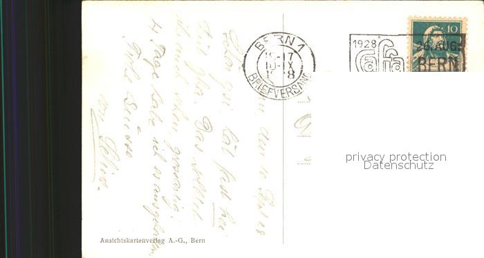 12048534 Bern BE Monument Postal Universel Berne