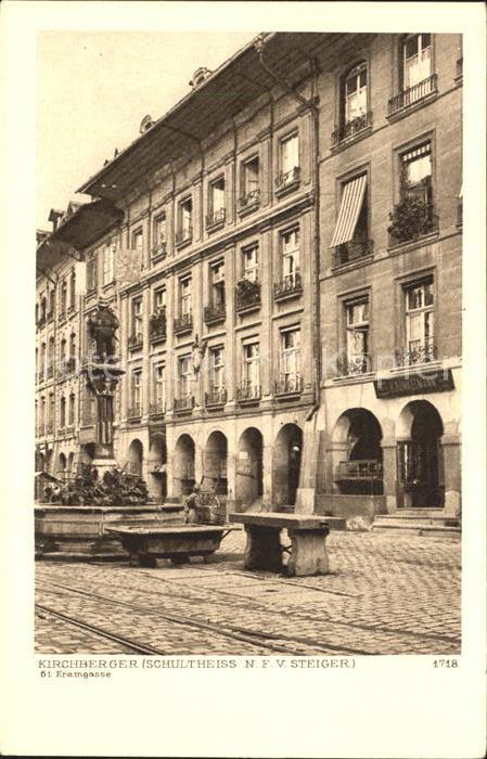 12048542 Bern BE Maisons patriciennes période baroque Kramgasse Bern