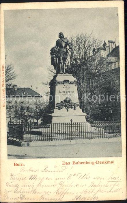 12048552 Bern BE Monument Bubenberg Berne