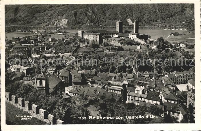 12046071 Bellinzona avec Château d'Uri Bellinzona