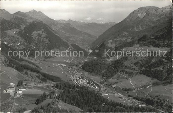 12047495 Airolo Alpenpanorama Fliegeraufnahme Airolo