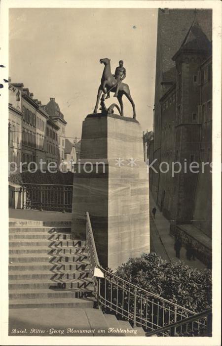 12041714 Basel BS Monument Ritter Georg à Kohlenberg Basel BS