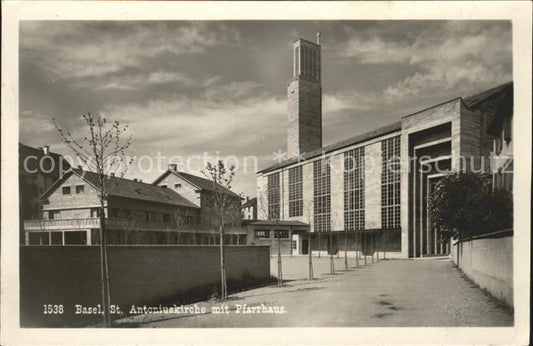 12042372 Bâle BS Église Saint-Antoine avec presbytère Bâle BS