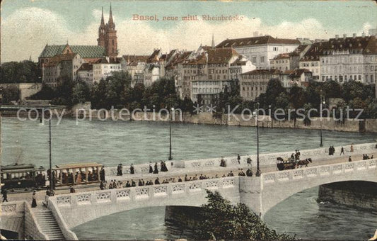 12042459 Bâle BS Nouvelle église du pont sur le Rhin moyen Bâle BS