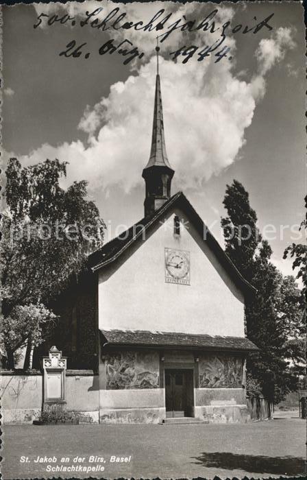 12043466 Bâle BS St Jakob an der Birs Schlachtkapelle Bâle BS