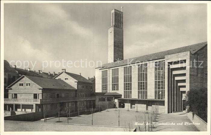 12043490 Basel BS Église et presbytère Saint-Antoine Basel BS