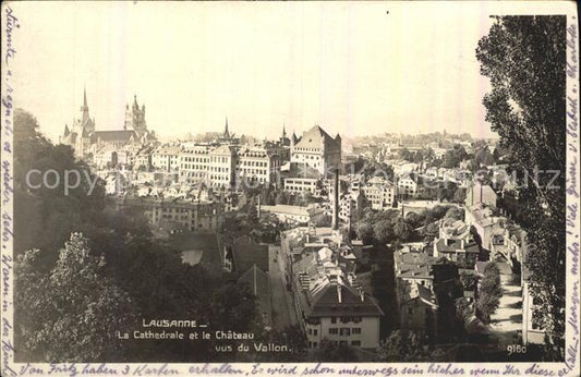 12050578 Lausanne VD Cathedrale et Chateau Lausanne