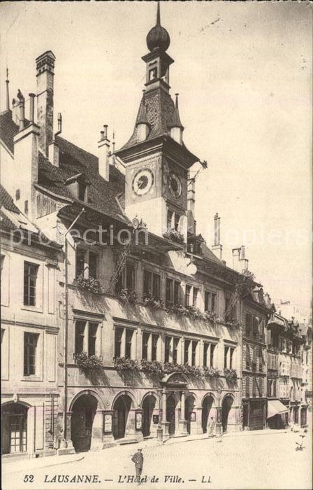 12050597 Lausanne VD Hôtel de Ville Lausanne