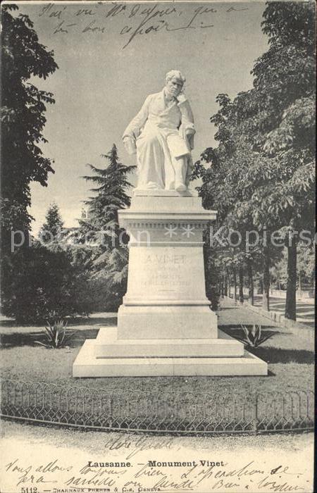 12050611 Lausanne VD Monument Vinet Lausanne