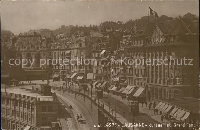 12050618 Lausanne VD Kursaal et Grand Pont Lausanne