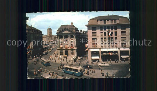 12050619 Lausanne VD Place Saint Francois et Tour Bel Air Lausanne