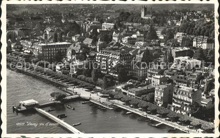 12053417 Vevey VD Photo d'aviateur Vevey