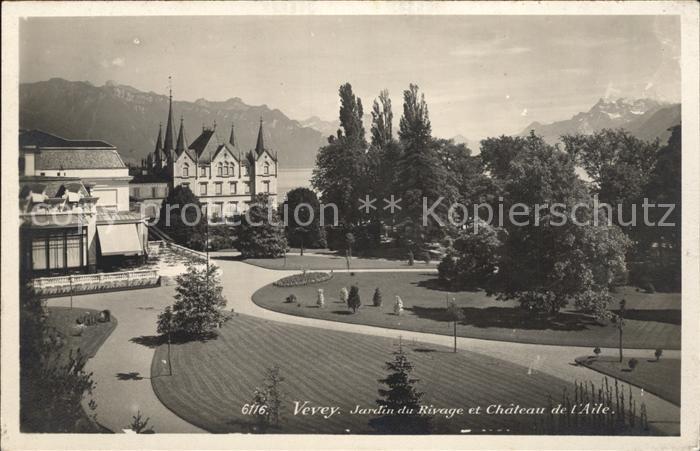 12053441 Vevey VD Jardin du Rivage et Château de L Aile Vevey