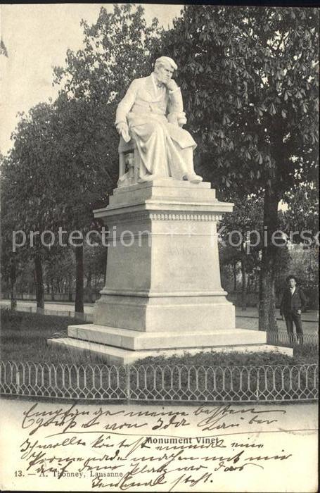 12053469 Lausanne VD Monument Vinet Lausanne