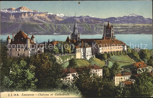 12053483 Lausanne VD Chateau et Cathedrale Lausanne