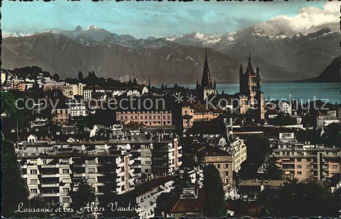 12053494 Lausanne VD et les Alpes Vaudoises Lausanne