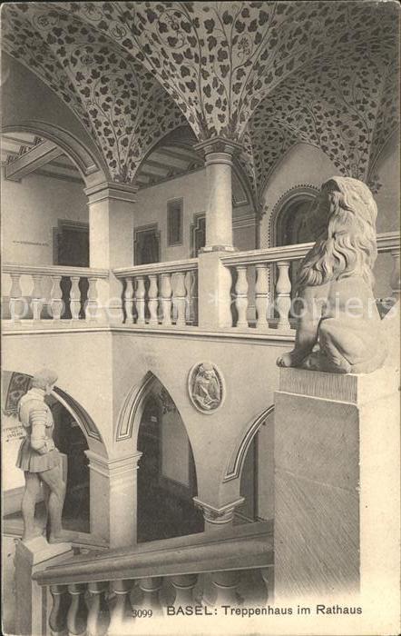 12055427 Escalier de l'Hôtel de Ville de Bâle BS Bâle BS