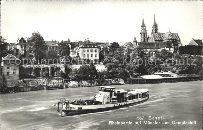 12055485 Basel BS Fête du Rhin avec Muenster Basel BS