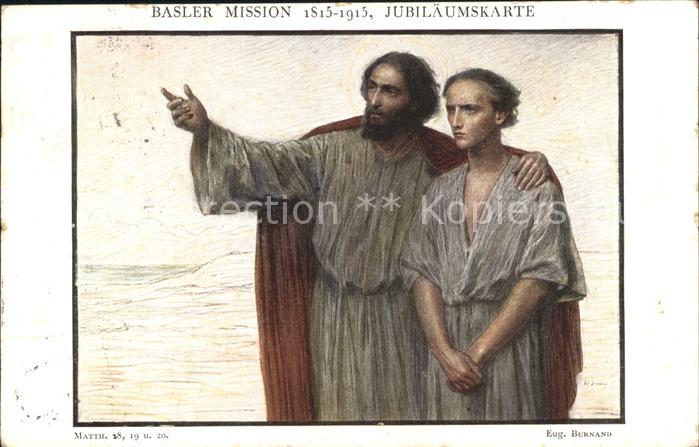 12055488 Basel BS Mission 1815-1915 Jubilaeumskarte Kuenstlerkarte Basel BS