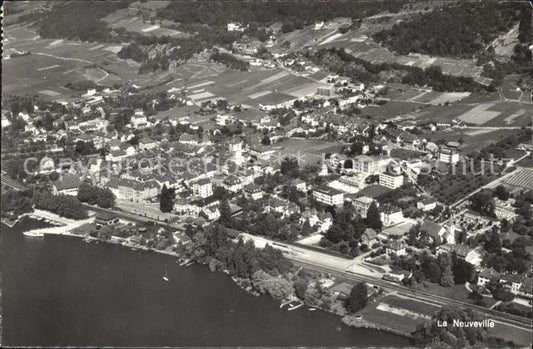 12056480 La Neuveville Fliegeraufnahme La Neuveville