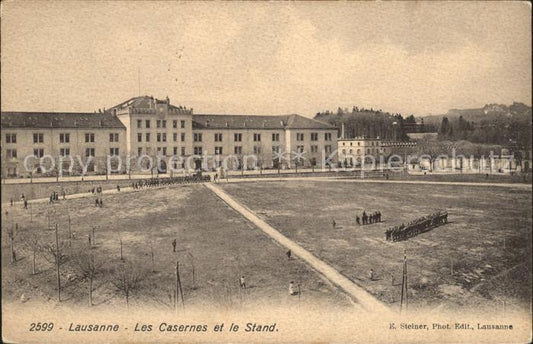 12056489 Lausanne VD Les Casernes et le Stand Lausanne VD