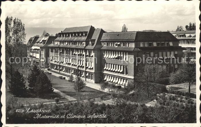 12056495 Lausanne VD Maternite et Clinique infantile Lausanne VD