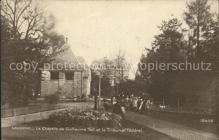 12057534 Lausanne VD Chapelle de Guillaume Tell et Tribunal Fédéral Lausanne VD