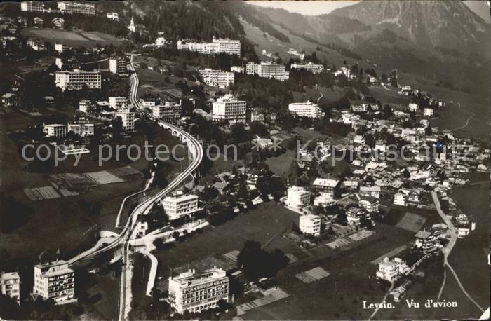 12057568 Leysin Fliegeraufnahme Leysin