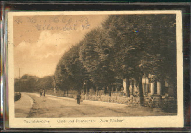 10158826 Teufelsbruecke Teufelsbruecke Cafe Restaurant x 1923 Goeschenen